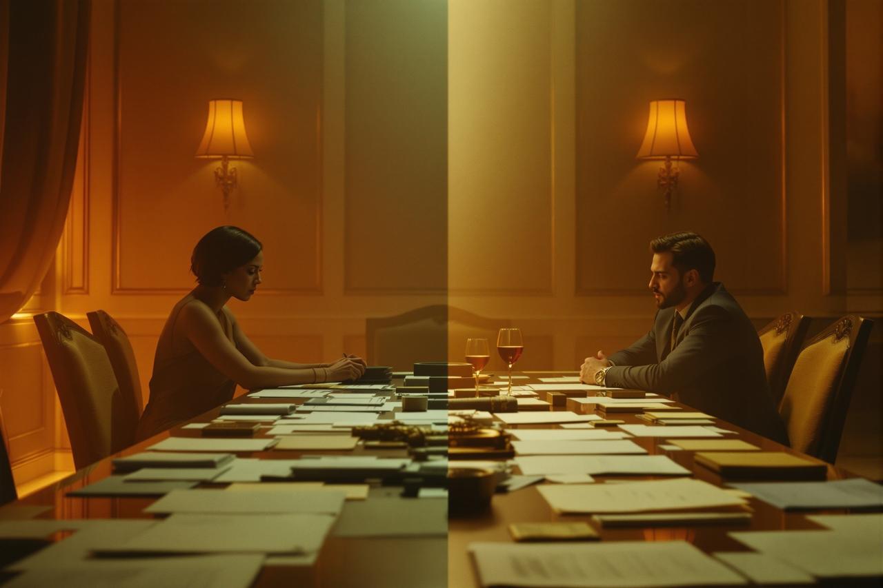 顶流明星离婚案：财产分割与抚养权之争